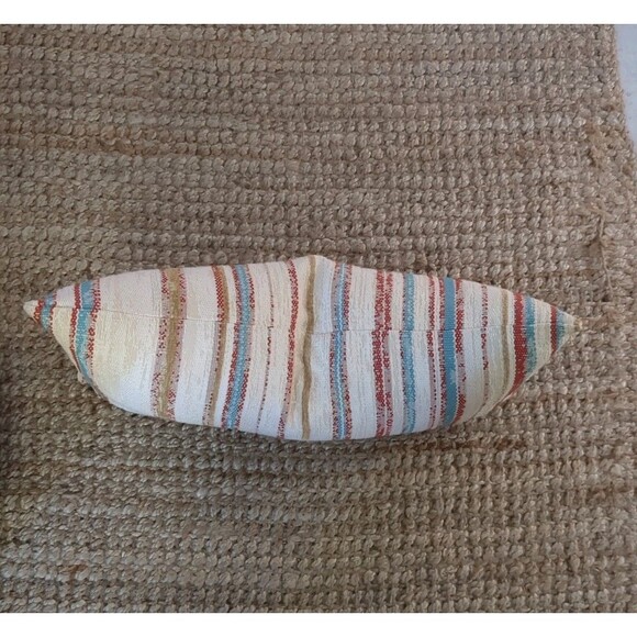 425 South Los Angeles  Anthro Lumbar Pillow Tribal Pattern Feather Down Pillow - Picture 4 of 8